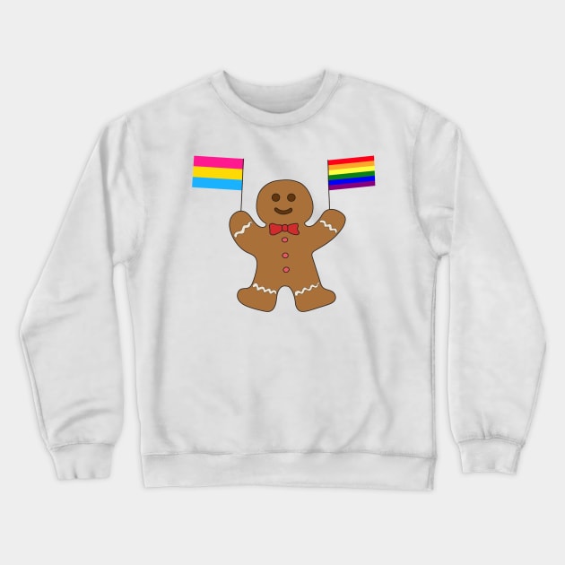 Christmas gay pride celebration Crewneck Sweatshirt by Nalidsa